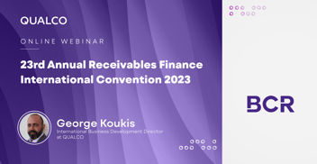 QUALCO at the 23rd annual Receivables Finance International Convention (PP H2 2023)