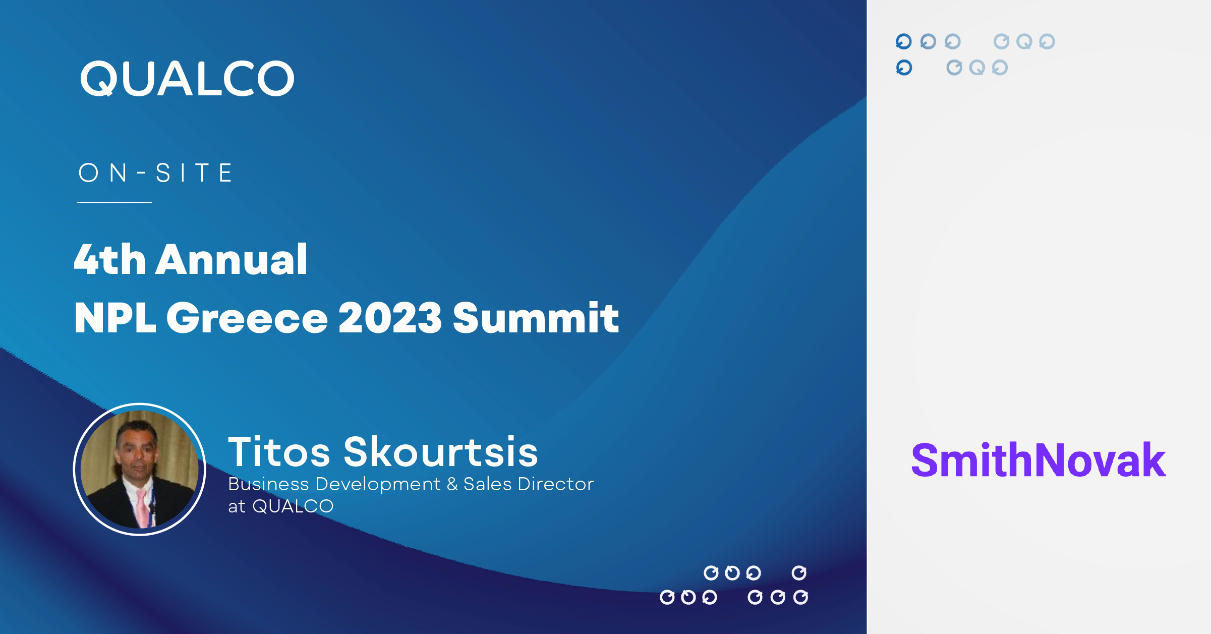 QUALCO at the 4th Annual NPL Greece 2023 Summit